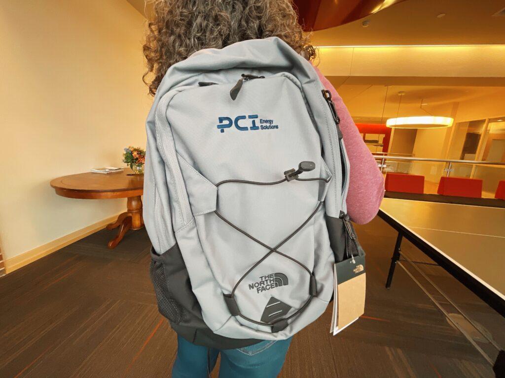 PCI North Face bookbag
